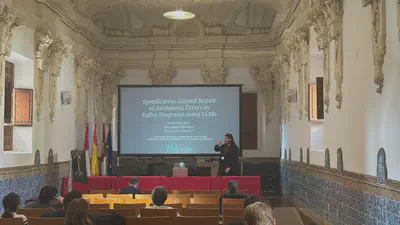 Alexandre Abreu presenting at SEFM 2025