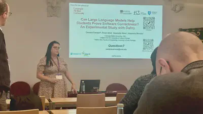 Carolina Carreira presenting at SEFM 2025