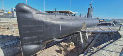Outside view of the Barracuda Submarine