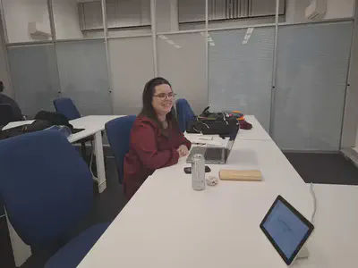 Team member participating in the technical discussions