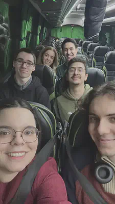 InfraGov team on the way to the event